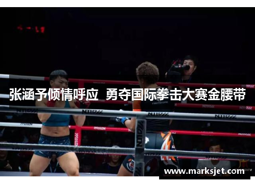 张涵予倾情呼应  勇夺国际拳击大赛金腰带